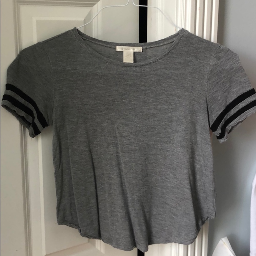 Grey shorts sleeve shirt